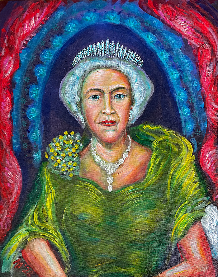 “Majesty”, acrylic on canvas, 28x22 inch, Bishop Maxim, 2022