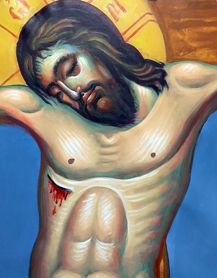 Tranquility in Suffering: The Peaceful Repose of Christ in Stamatis Skliris' Crucifixion
